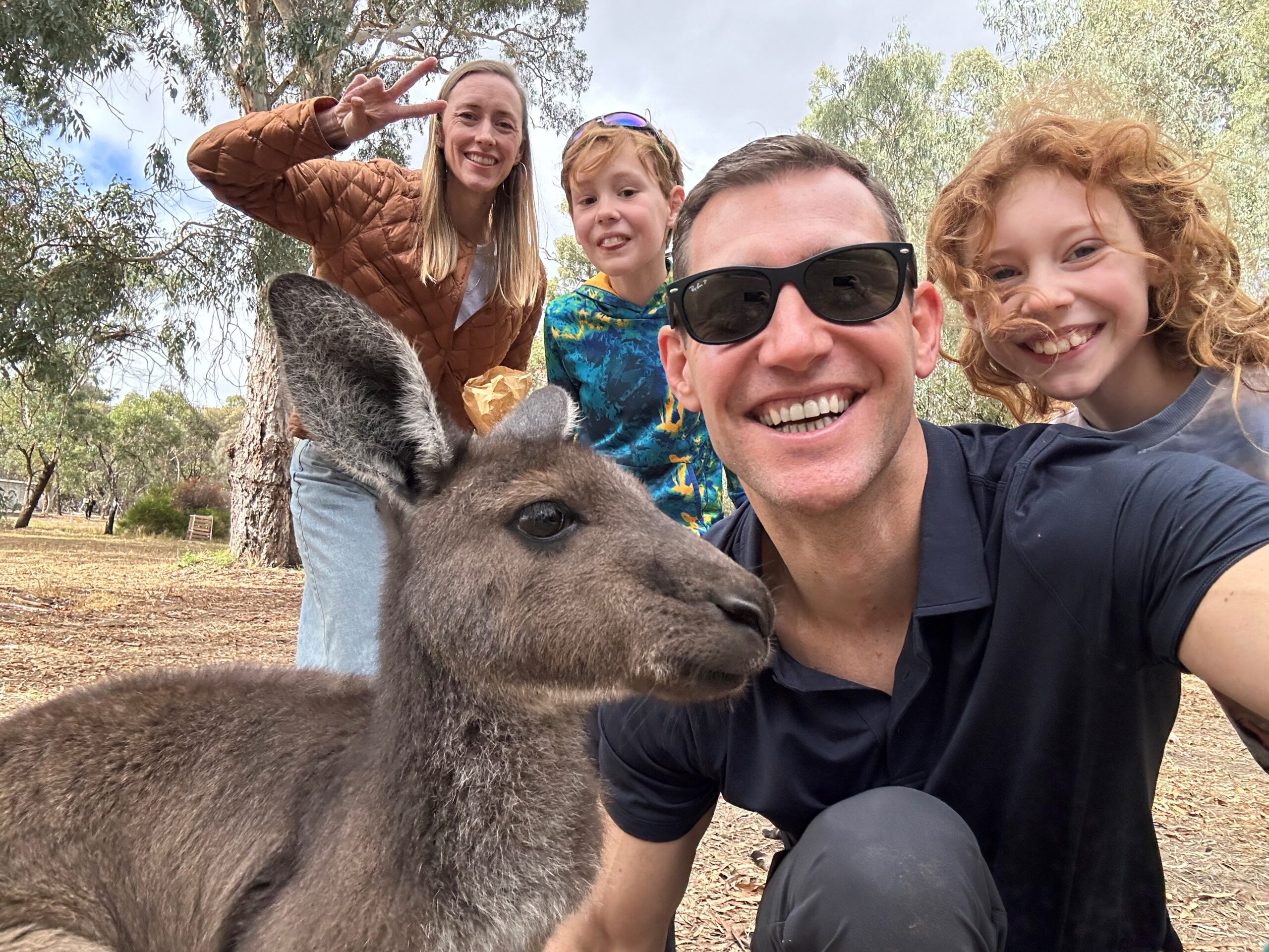 Matt Zeller Family and Kangaroo scaled