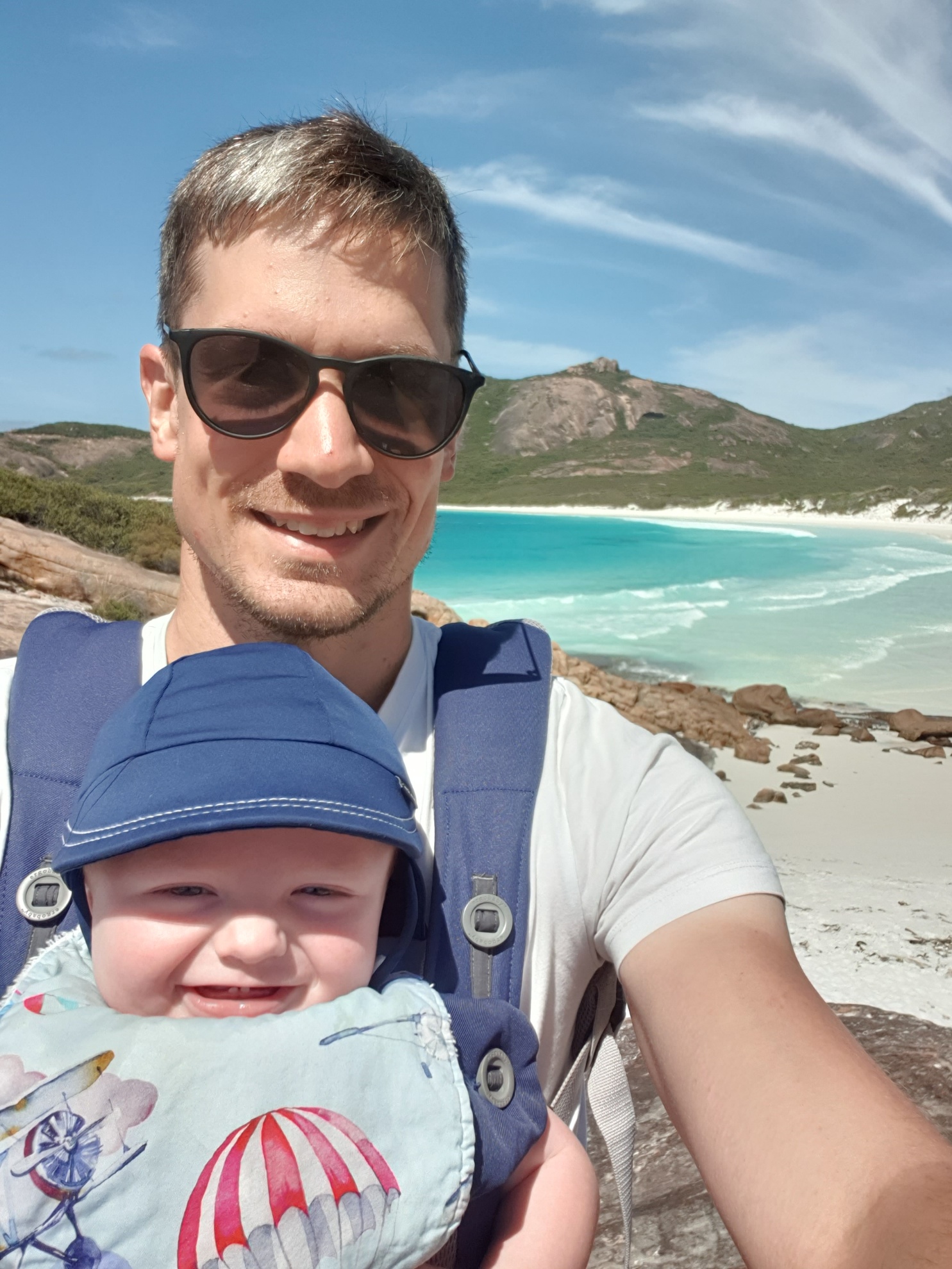 Man and his son